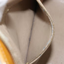 LOUIS VUITTON Monogram Vernis Houston Hand Bag Beige M91004 LV Auth hk4033-25