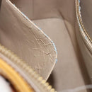 LOUIS VUITTON Monogram Vernis Houston Hand Bag Beige M91004 LV Auth hk4033-11