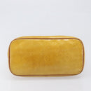 LOUIS VUITTON Monogram Vernis Houston Hand Bag Beige M91004 LV Auth hk4033-5