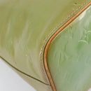 LOUIS VUITTON Monogram Vernis Houston Hand Bag Baby Blue M91005 LV Auth hk4034-13