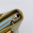 LOUIS VUITTON Monogram Vernis Houston Hand Bag Baby Blue M91005 LV Auth hk4034-15