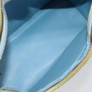 LOUIS VUITTON Monogram Vernis Houston Hand Bag Baby Blue M91005 LV Auth hk4034-17