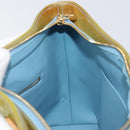 LOUIS VUITTON Monogram Vernis Houston Hand Bag Baby Blue M91005 LV Auth hk4034-18