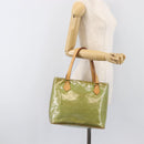 LOUIS VUITTON Monogram Vernis Houston Hand Bag Baby Blue M91005 LV Auth hk4034-24