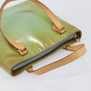 LOUIS VUITTON Monogram Vernis Houston Hand Bag Baby Blue M91005 LV Auth hk4034-6