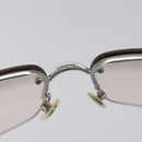 CHANEL Sunglasses Plastic Silver CC Auth hk4035-14