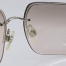 CHANEL Sunglasses Plastic Silver CC Auth hk4035-15