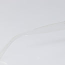 CHANEL Sunglasses Plastic Silver CC Auth hk4035-18