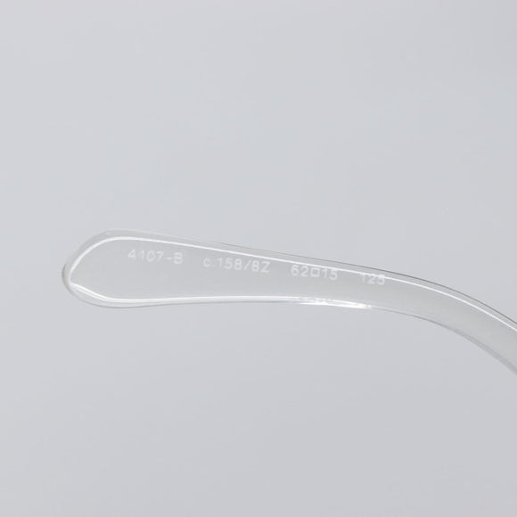 CHANEL Sunglasses Plastic Silver CC Auth hk4035