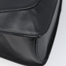 GIVENCHY Hand Bag Leather Black Gold Auth hk4043A-16