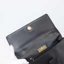 GIVENCHY Hand Bag Leather Black Gold Auth hk4043A-10