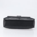 GIVENCHY Hand Bag Leather Black Gold Auth hk4043A-5