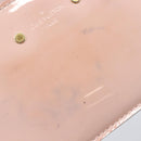 LOUIS VUITTON Monogram Vernis Pochette Cree Rose valerine M63853 LV Auth hk4045-18