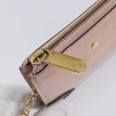 LOUIS VUITTON Monogram Vernis Pochette Cree Rose valerine M63853 LV Auth hk4045-10