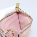 LOUIS VUITTON Monogram Vernis Pochette Cree Rose valerine M63853 LV Auth hk4045-20