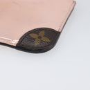 LOUIS VUITTON Monogram Vernis Pochette Cree Rose valerine M63853 LV Auth hk4045-14