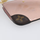LOUIS VUITTON Monogram Vernis Pochette Cree Rose valerine M63853 LV Auth hk4045-15