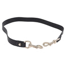 GUCCI Shoulder Strap Leather 33.5"" Black Gold Auth hk4048-1