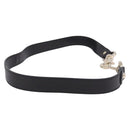 GUCCI Shoulder Strap Leather 33.5"" Black Gold Auth hk4048-5