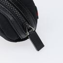 GUCCI GG Canvas Guccissima WebSherry Line Pouch Black Silver 245800 Auth hk4054-12