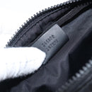 GUCCI GG Canvas Guccissima WebSherry Line Pouch Black Silver 245800 Auth hk4054-18
