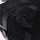 PRADA Clutch Bag Nylon Navy Silver Auth hk4058-17