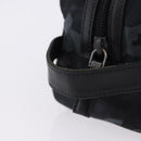 PRADA Clutch Bag Nylon Navy Silver Auth hk4058-7