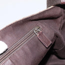GUCCI GG Canvas Shoulder Bag Beige Silver 145859 Auth hk4060-21