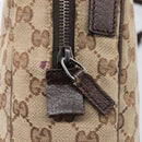 GUCCI GG Canvas Shoulder Bag Beige Silver 122759 Auth hk4061-10