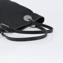 GUCCI GG Canvas Tote Bag Black Silver 120836 Auth hk4062-7