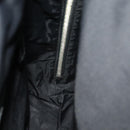 GUCCI Web Sherry Line Backpack Canvas Leather Black Silver 337075 Auth hk4063A-21