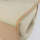GUCCI Jackie Hand Bag Canvas Beige Silver 002 1067 Auth hk4065-12