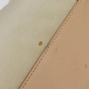 GUCCI Jackie Hand Bag Canvas Beige Silver 002 1067 Auth hk4065-14