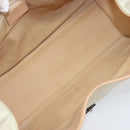 GUCCI Jackie Hand Bag Canvas Beige Silver 002 1067 Auth hk4065-20