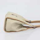 GUCCI Jackie Hand Bag Canvas Beige Silver 002 1067 Auth hk4065-4