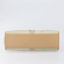 GUCCI Jackie Hand Bag Canvas Beige Silver 002 1067 Auth hk4065-9