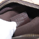 GUCCI GG Supreme Shoulder Bag PVC Beige Silver 122754 Auth hk4066-23