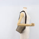 GUCCI GG Supreme Shoulder Bag PVC Beige Silver 122754 Auth hk4066-24