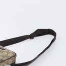 GUCCI GG Supreme Shoulder Bag PVC Beige Silver 122754 Auth hk4066-8