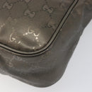 GUCCI GG Implementation Shoulder Bag PVC Champagne Gold 233268 Auth hk4067A-9