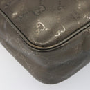 GUCCI GG Implementation Shoulder Bag PVC Champagne Gold 233268 Auth hk4067A-14