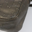 GUCCI GG Implementation Shoulder Bag PVC Champagne Gold 233268 Auth hk4067A-15