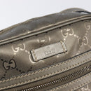 GUCCI GG Implementation Shoulder Bag PVC Champagne Gold 233268 Auth hk4067A-17