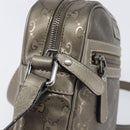 GUCCI GG Implementation Shoulder Bag PVC Champagne Gold 233268 Auth hk4067A-10