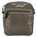 GUCCI GG Implementation Shoulder Bag PVC Champagne Gold 233268 Auth hk4067A-13