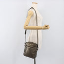 GUCCI GG Implementation Shoulder Bag PVC Champagne Gold 233268 Auth hk4067A-24