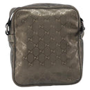 GUCCI GG Implementation Shoulder Bag PVC Champagne Gold 233268 Auth hk4067A-2