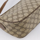GUCCI GG Supreme Web Sherry Line Bag PVC Beige Gold 89 02 032 Auth hk4068-13