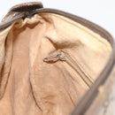 GUCCI GG Supreme Web Sherry Line Bag PVC Beige Gold 89 02 032 Auth hk4068-19