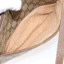 GUCCI GG Supreme Web Sherry Line Bag PVC Beige Gold 89 02 032 Auth hk4068-21
